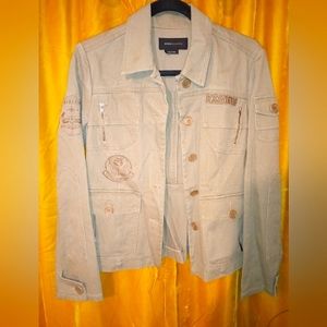 BCBG Military Style Jacket 90s Vintage EUC SZ S BCBG MAXAZRIA